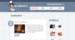 Desktop Screenshot of matkawariatka.net